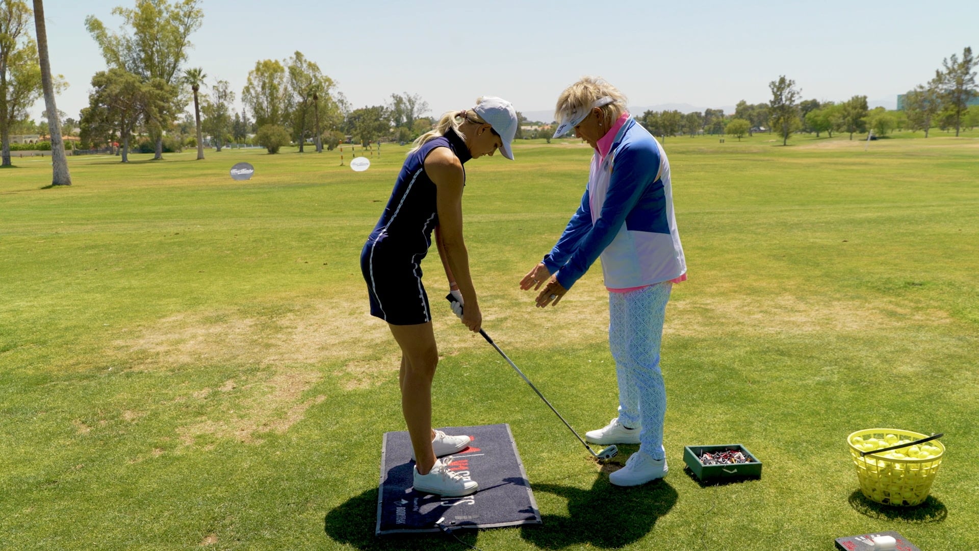 Tina Tombs | Golf Life Lesson | V1 Sports Pressure Mat