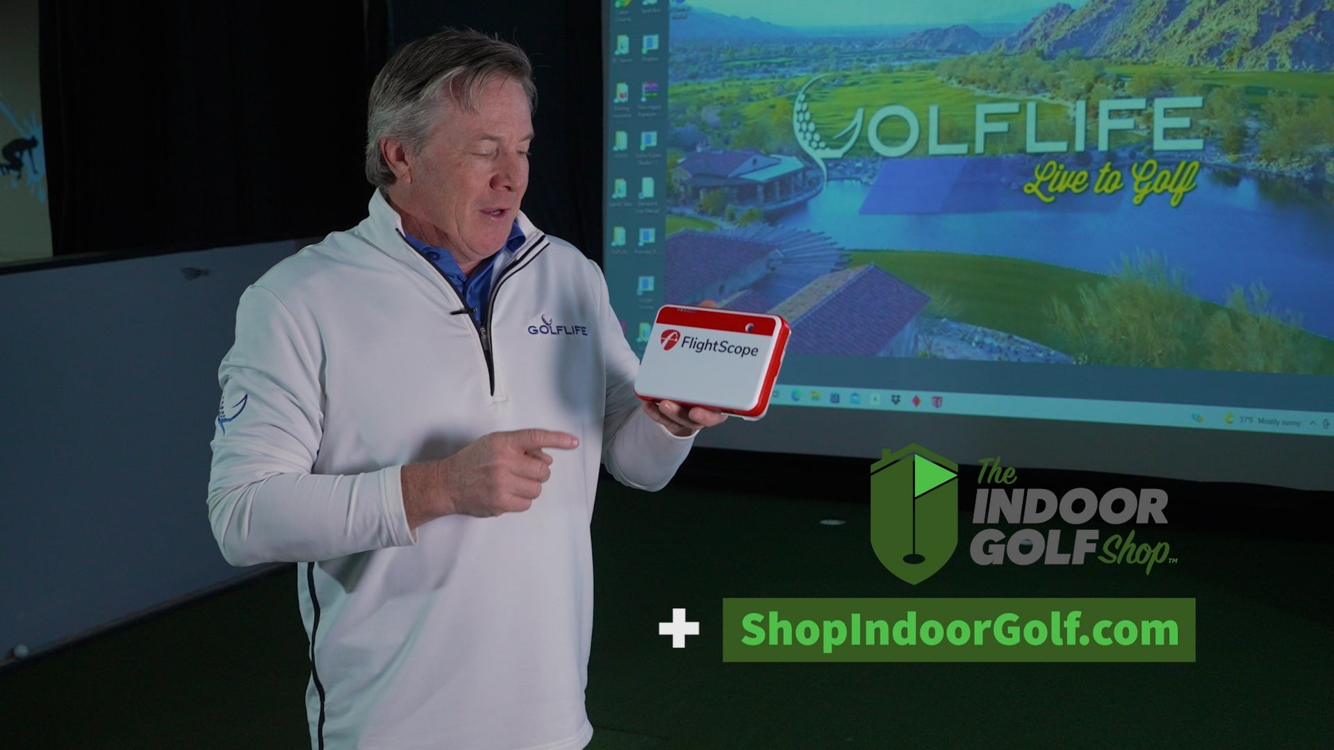 FlightScope Mevo+ Golf Simulator with Application - Golf Life